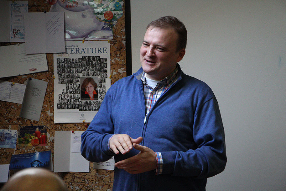 "Каб ваша хата не ведала ні ўрача, ні адваката", - пажадаў прысутным Алег Агееў, адказны за юрыдычны накірунак дзейнасці ГА "БАЖ".