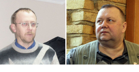 Уладзімір Хільмановіч і Віктар Сазонаў
