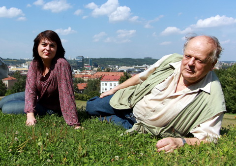 Са Станіславам Шушкевічам у Вільні, 2011 (фота з архіва Наталлі Радзінай)