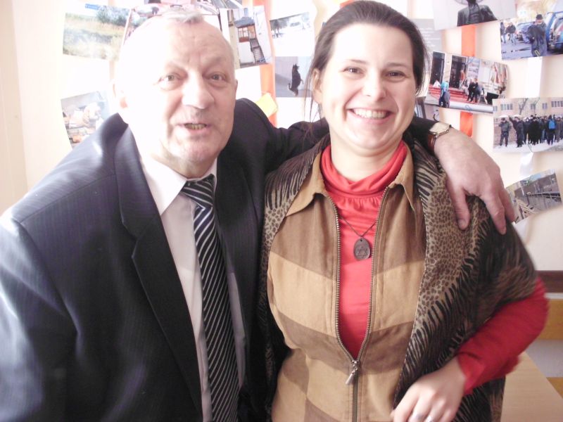 Іосіф Сярэдзіч і грамадская актывістка Таццяна Шамбалава