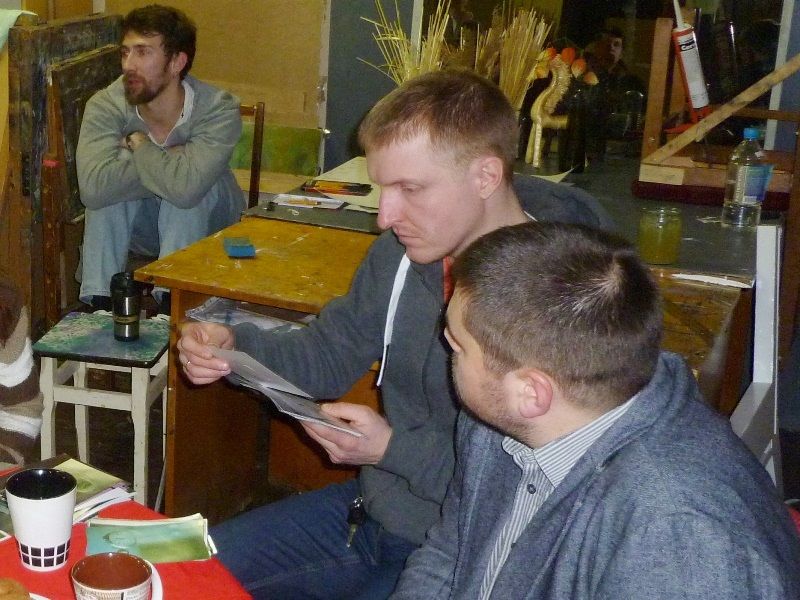 Уладзімір Лунёў ( у цэнтры)