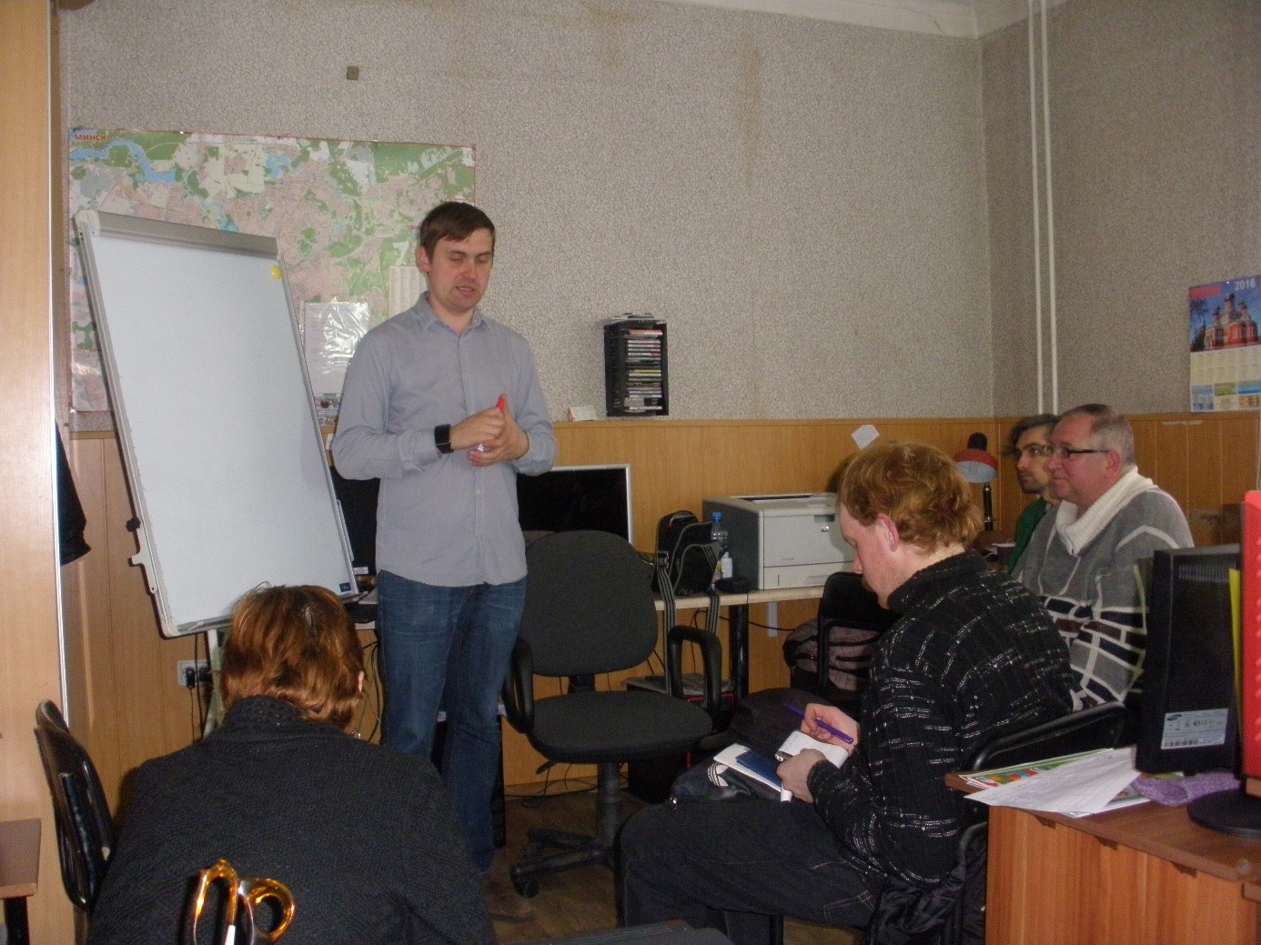 Удзельнікі сустрэчы ў Барысаве