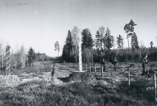 Польскія памежнікі на савецка-польскай мяжы, здымак Д.Філіпса, 1938 год