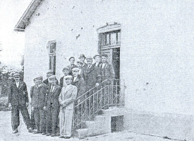 Былая польская стражніца. На сцяне бачныя сляды ад стрэлаў