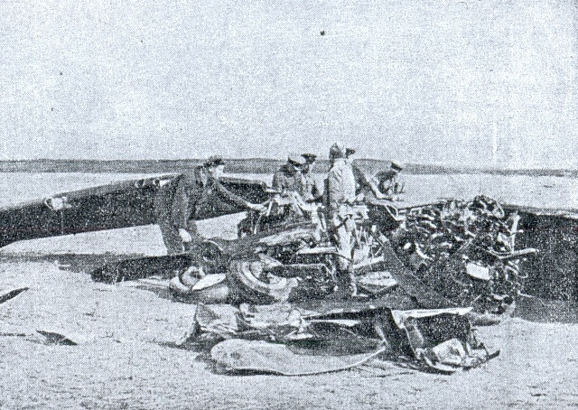 Збіты польскі самалёт на тэрыторыі БССР