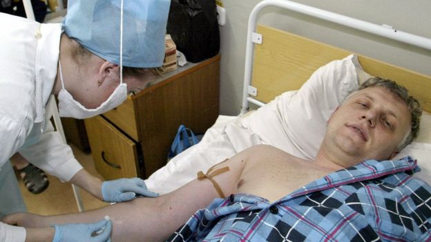 В 2004 году Шеремет был серьезно избит в Минске. Фото Getty Images