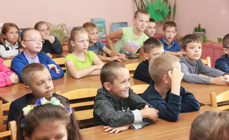 Сустрэча ў дзіцячай бібліятэцы