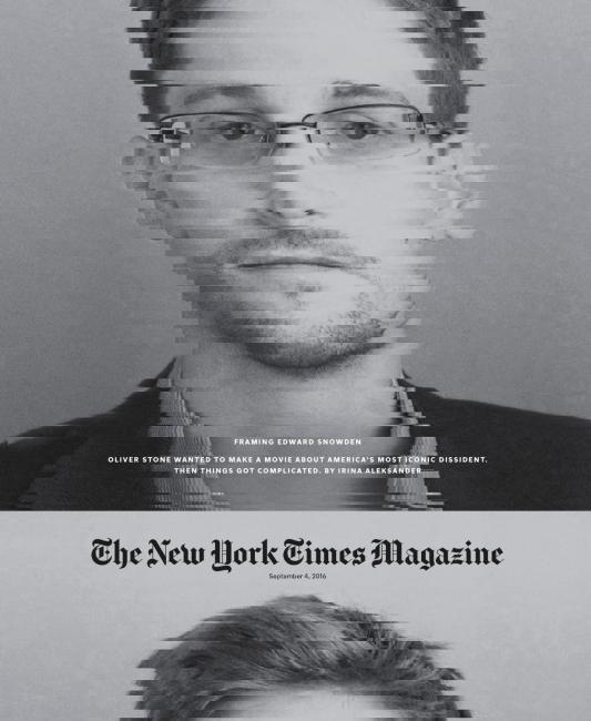 New York Times Mag (ЗША) На вокладцы Эдвард Сноўдэн