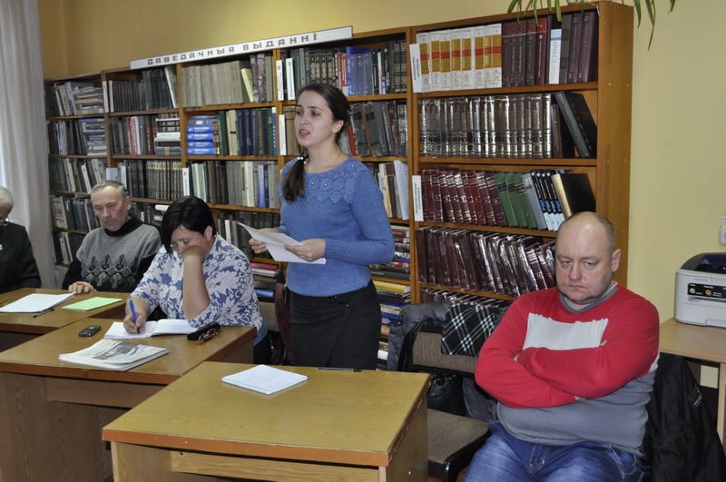 Выступае карэспандэнт сайта "Медиа-Полесье" па Столінскім раёне Наталля Базар