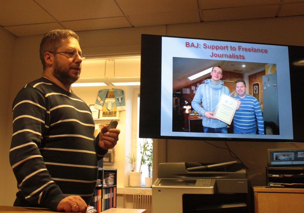 Каардынатар кампаніі "За фрыланс" Андрусь Клікуноў