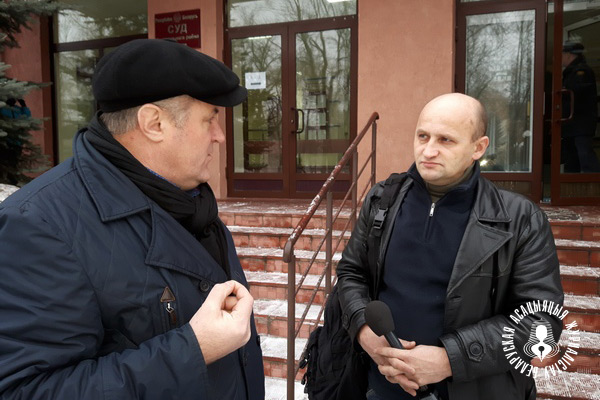 Кастусь Жукоўскі (справа)