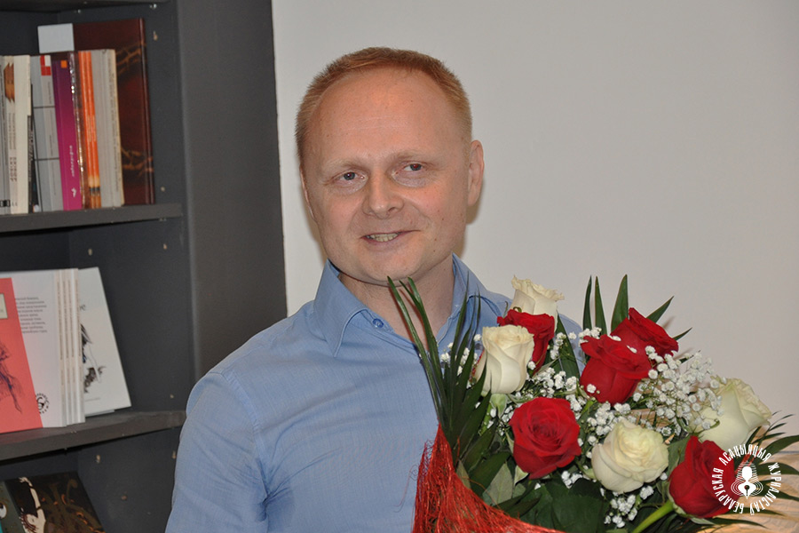 Пераможца ў намінацыі "Журналіст года" Дзмітрый Дрозд Пераможца ў намінацыі "Журналіст года" Дзмітрый Дрозд