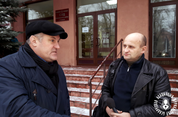 Леанід Судаленка і Кастусь Жукоўскі