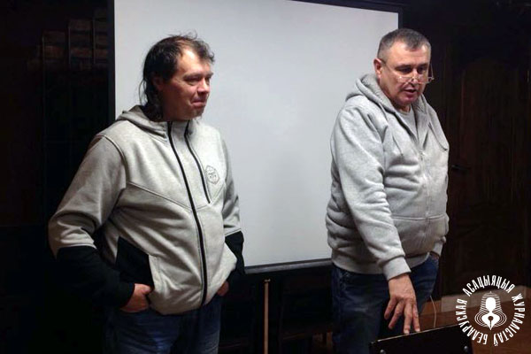 Падчас прэзентацыі фільма ў Полацку Падчас прэзентацыі фільма ў Полацку