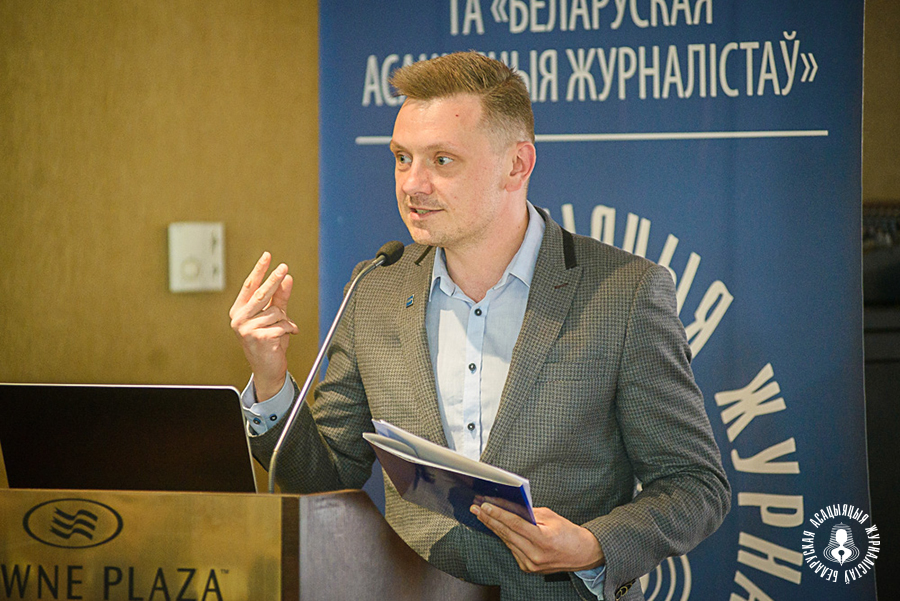 Аляксей Мінчонак, афіцыйны прадстаўнік у Беларусі тэлеканала "Белсат"