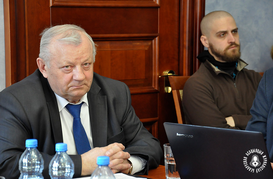 Злева — галоўны рэдактар "Народнай Волі" Іосіф Сярэдзіч Злева — галоўны рэдактар "Народнай Волі" Іосіф Сярэдзіч