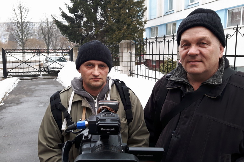 Журналісты-фрылансеры Кастусь Жукоўскі і Андрэй Толчын Журналісты-фрылансеры Кастусь Жукоўскі і Андрэй Толчын