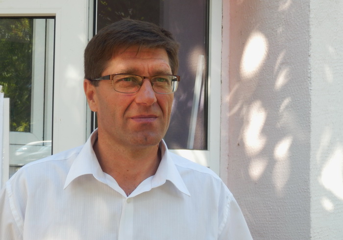 Галоўны рэдактар “Ганцавічскага часу” Пётр Гузаеўскі. Фота: eurobelarus.info Галоўны рэдактар “Ганцавічскага часу” Пётр Гузаеўскі