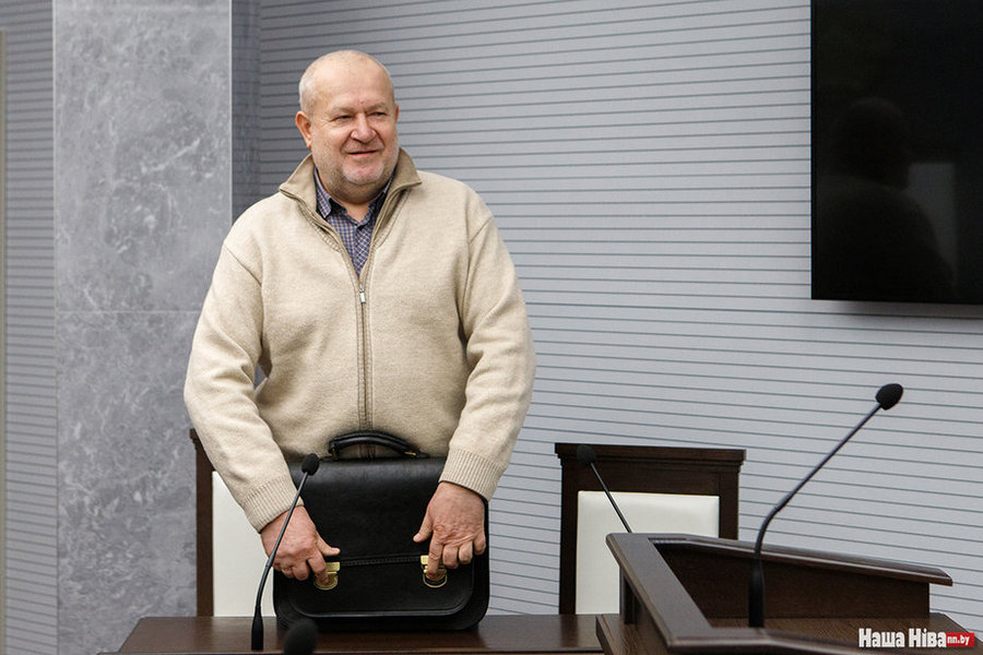 Леанід Пранчак у Вярхоўным судзе. фота Надзеі Бужан Леанід Пранчак у Вярхоўным судзе. фота Надзеі Бужан