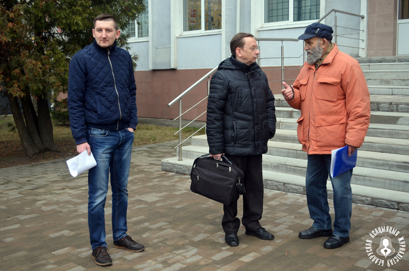 Справа: Валер Шчукін і Анатоль Санаценка