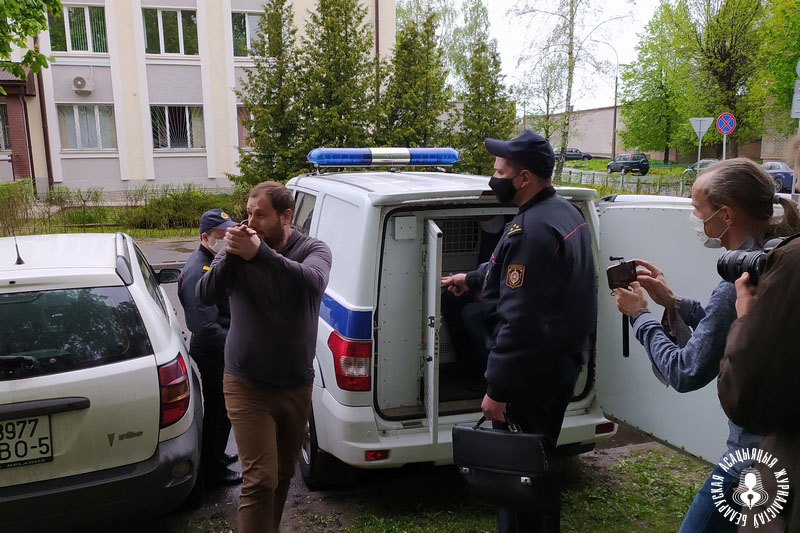 Отправка осужденных в изолятор временного содержания, г. Могилев