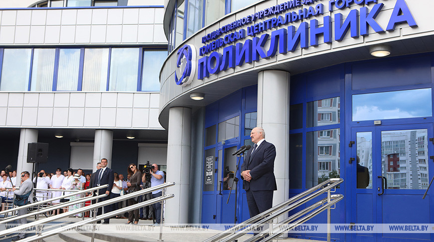 Аляксандр Лукашэнка ў Гомелі, фота belta.by