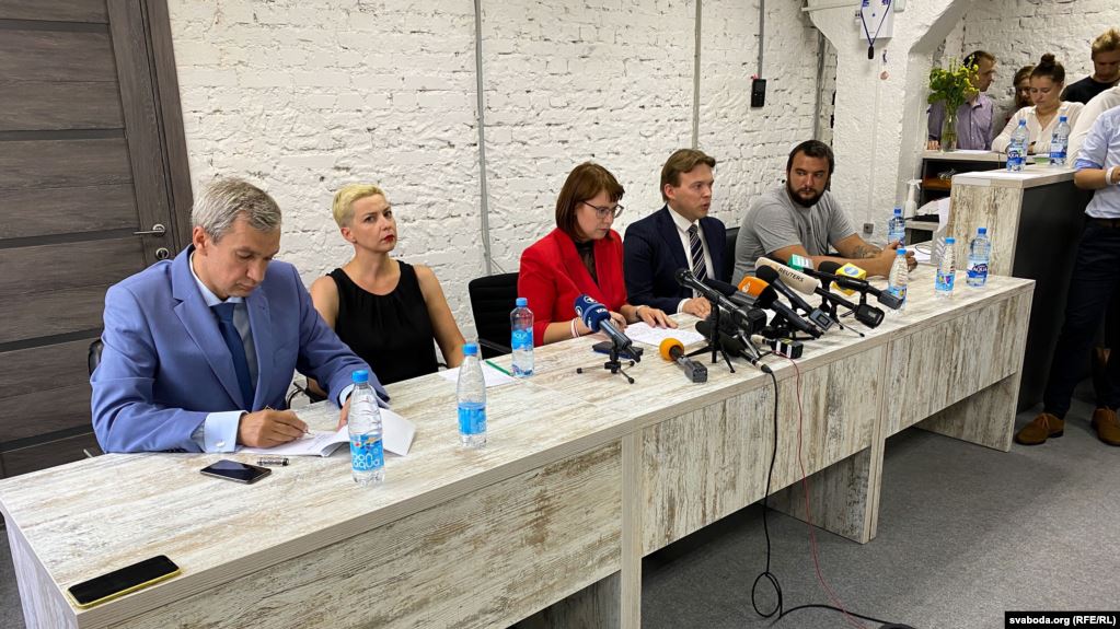 Паседжанне Каардынацыйнай рады, Мінск, 18 жніўня 2020