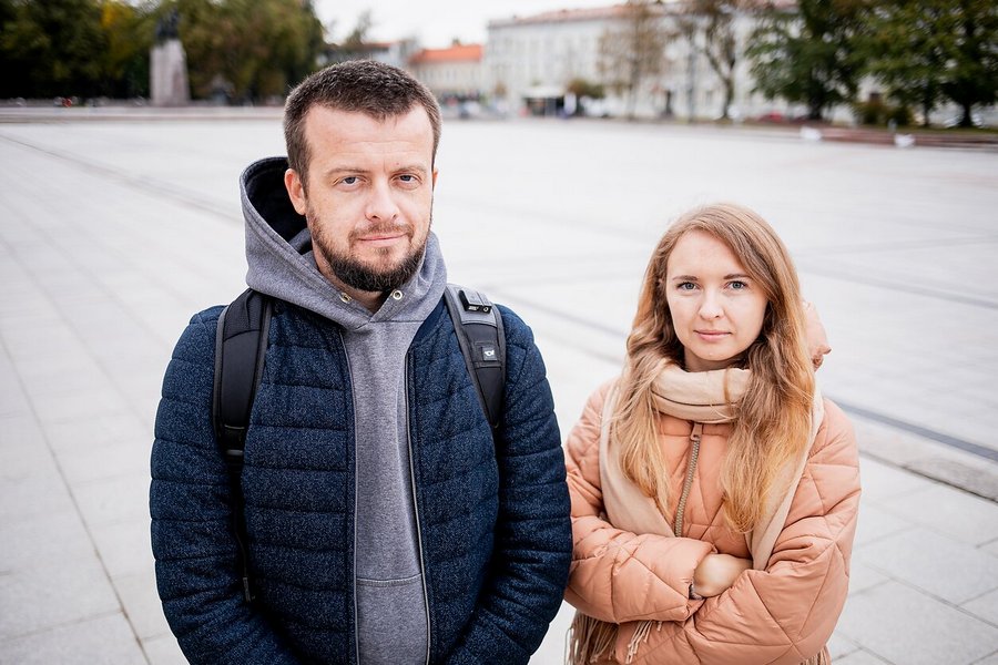 Ольга и Андрей Паук / D. Umbraso/LRT nuotr. Ольга и Андрей Паук