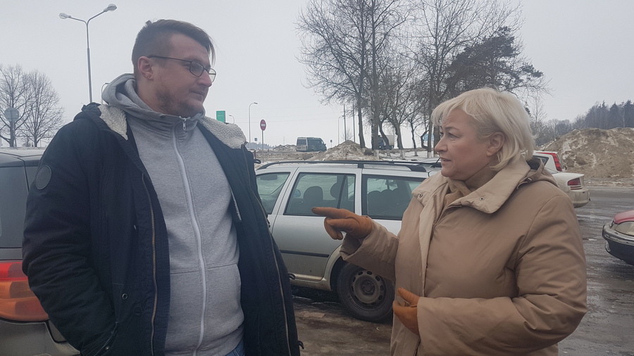 Дмитрий Солтан и Любовь Лунева. Фото: Белсат Дмитрий Солтан и Любовь Лунева