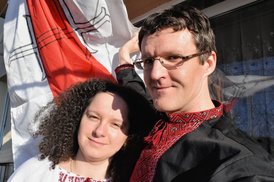 Вольга і Дзяніс Івашыны. Фота з сямейнага архіву