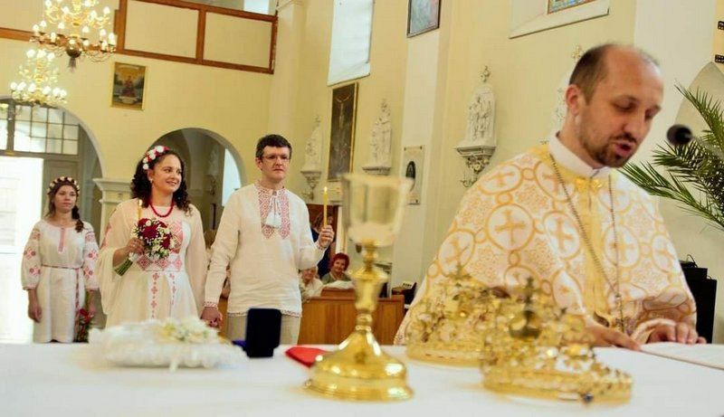 Дзяніс Івашын разам з жонкай