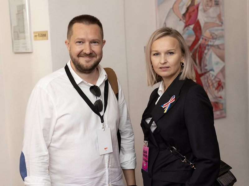 Павел Лібер і Аліна Коўшык. Фота: асабісты архіў Аліны Коўшык