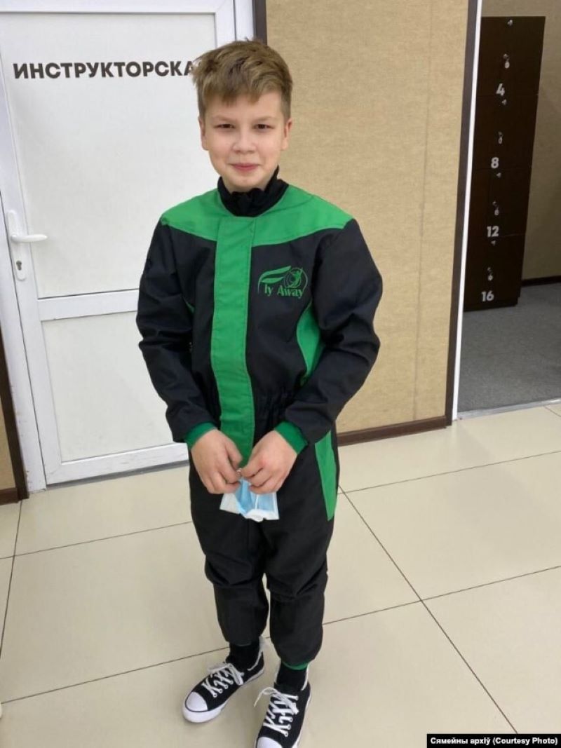 Сын Ксеніі Луцкінай Андрэй