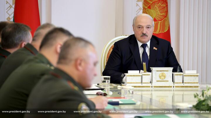 Александр Лукашенко на совещании по безопасности, 10 октября 2022 года. Фото: president.gov.by