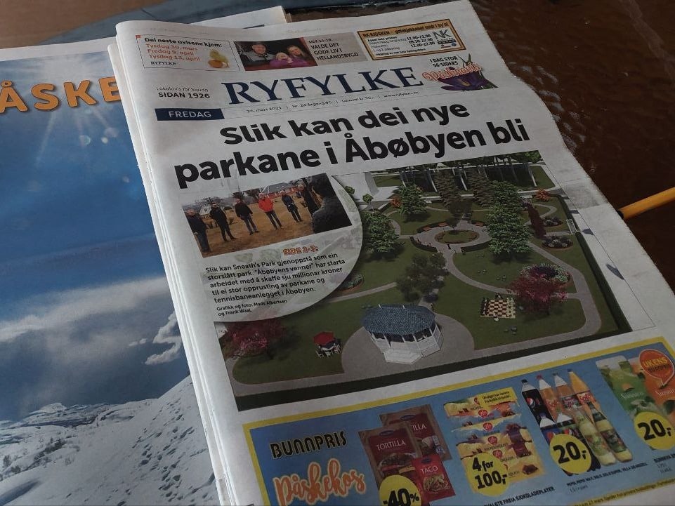 Печатная версия газеты. Фото автора