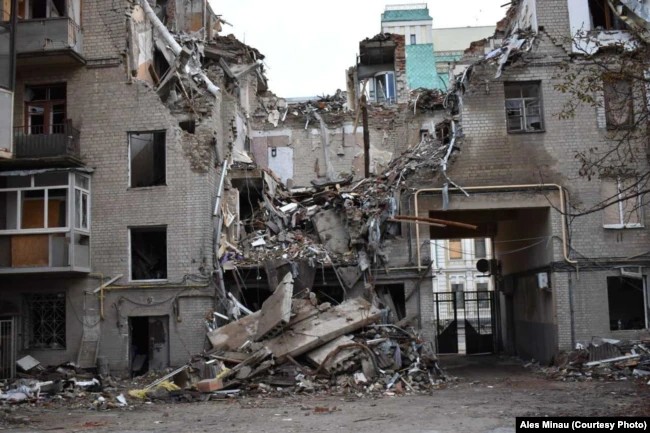 Разбурэньні ад расейскіх абстрэлаў