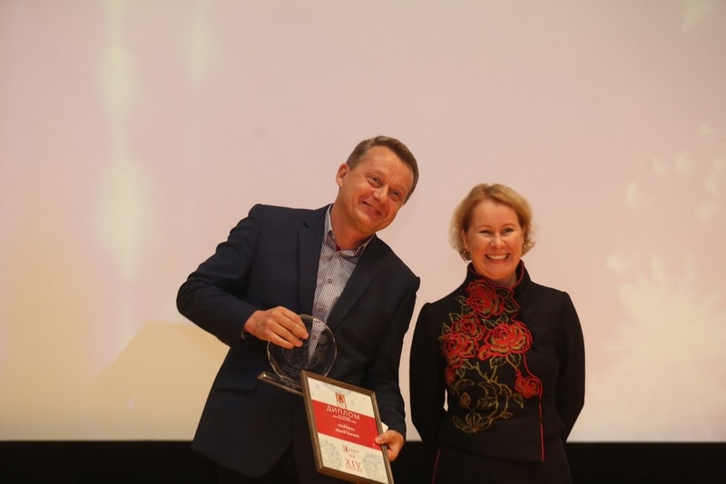 Юры Каліна разам з рэжысёркаю Галінай Адамовіч. Фота з асабістага архіву