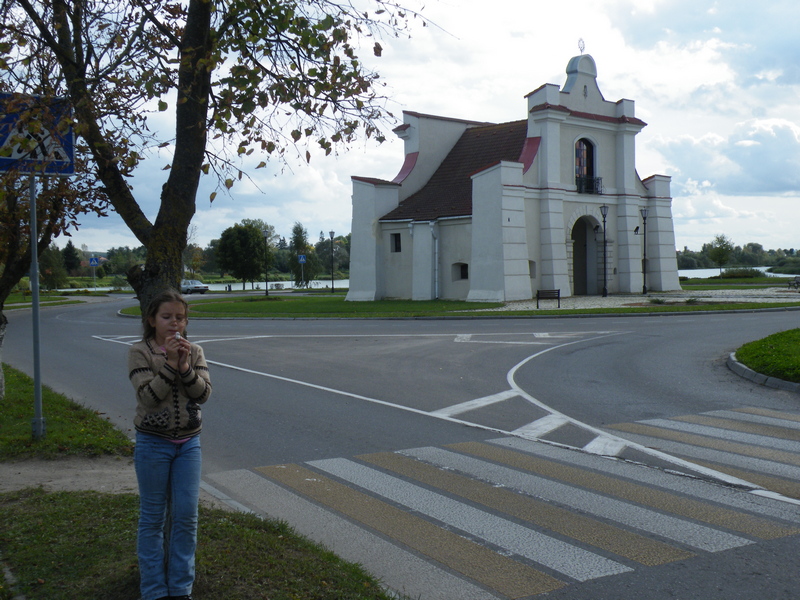 Слуцкая брама ў Нясвіжы. Фота аўтара