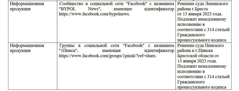 Скрыншот з сайта суда