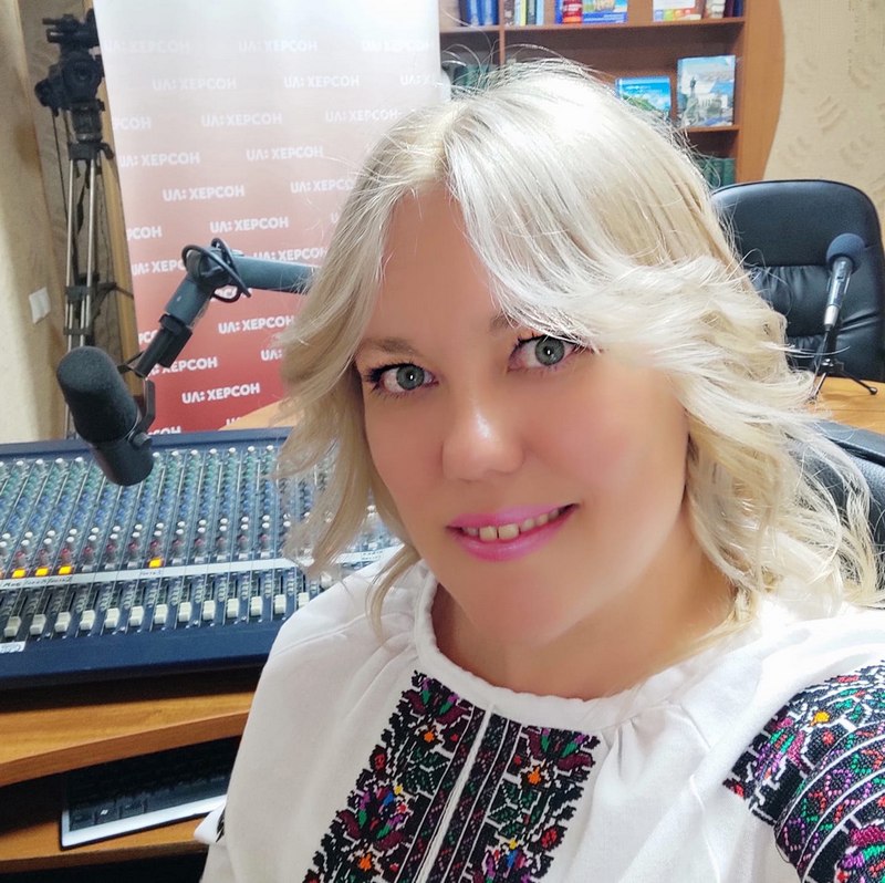 супрацоўніца тэлерадыёкампаніі «Суспільне Херсон» і Украінскага радыё Маргарыта Лазнык