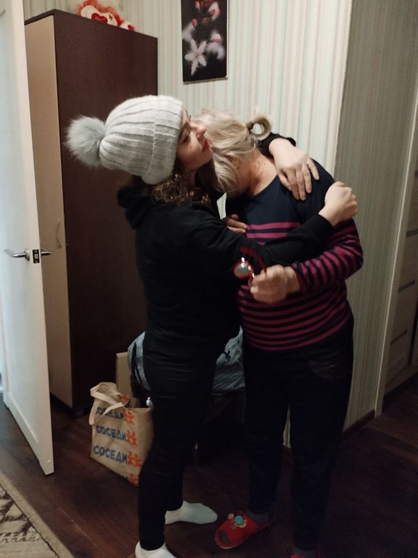 Вольга з мамаю пасля вяртання дадому. Фота з асабістага архіву