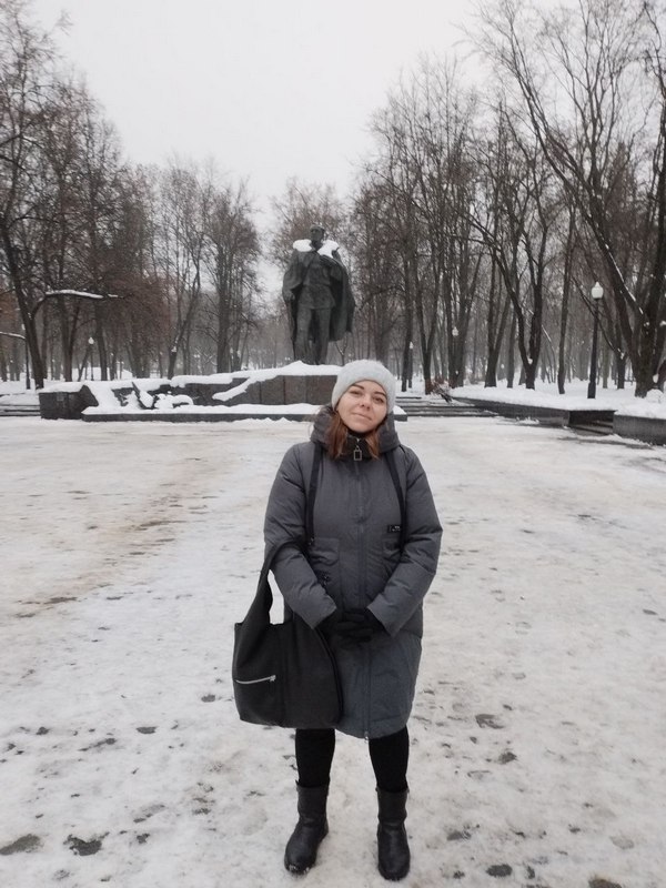 Вольга Класкоўская ў Мінску. Фота з асабістага архіва