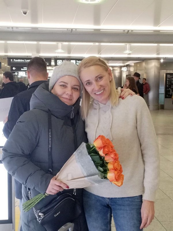 Вольга Класкоўская і Наталля Хершэ. Фота з асабістага архіву