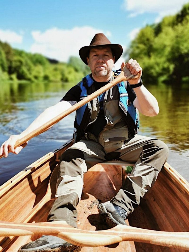 Алег Мяцеліца на працы. Вільня. Фота з асабістага архіва героя