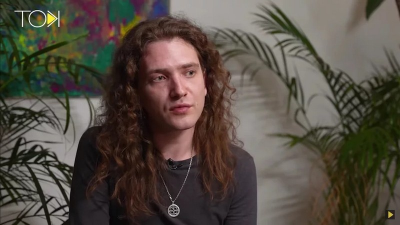 Глеб Сямёнаў у інтэрв'ю каналу «Tок». Скрын відэа