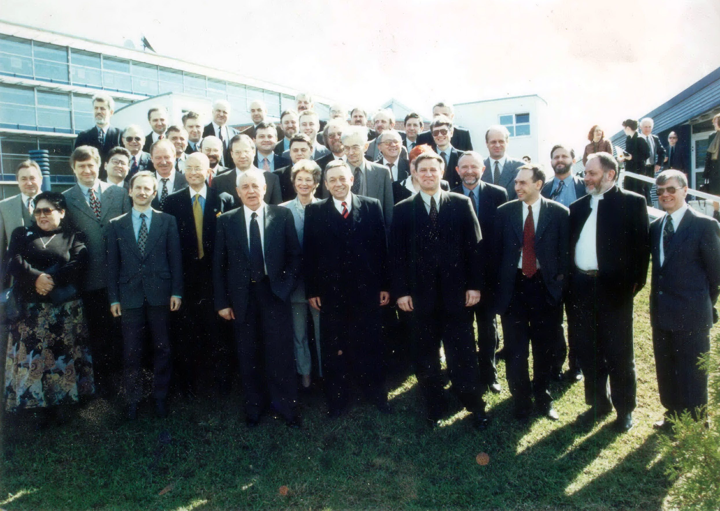 Valer Karbalevich with Mikhail Gorbachev