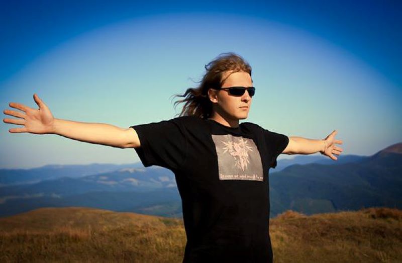 Павел Брэль. Фота зробленае падчас паездкі ў Карпаты ў 2011 годзе. Крыніца: Facebook Паўла