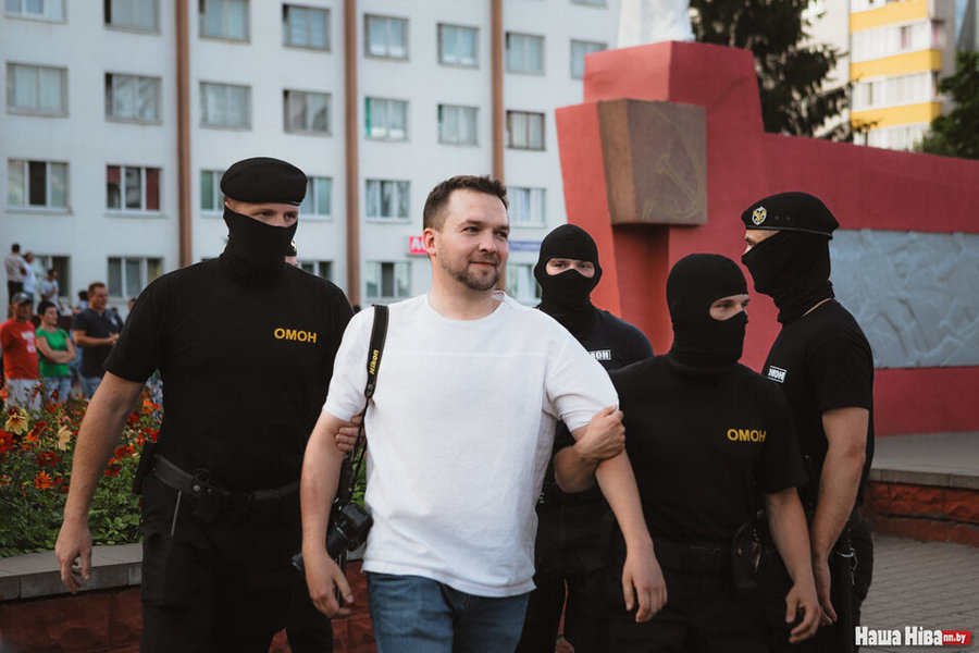 Затрыманне Уладзіслава Яроты