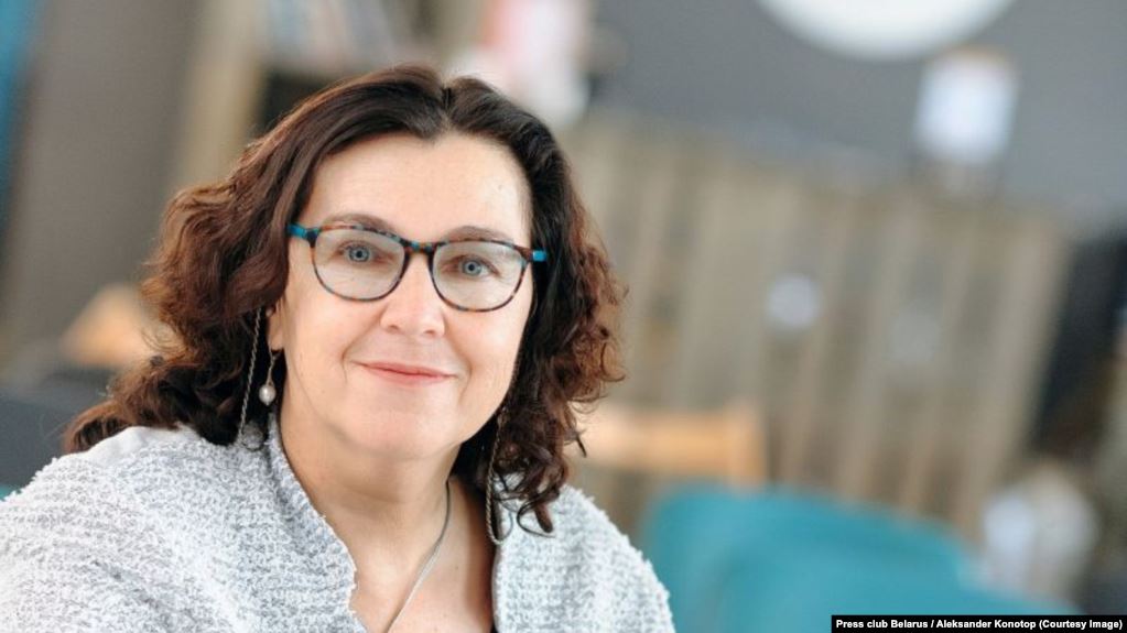 Кіраўніца «Прэс-клюбу» Юлія Слуцкая. Архіўнае фота