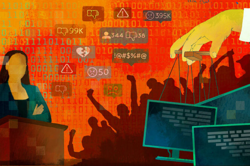 Как разоблачать «фабрики троллей». Изображение: Марсель Лув для GIJN